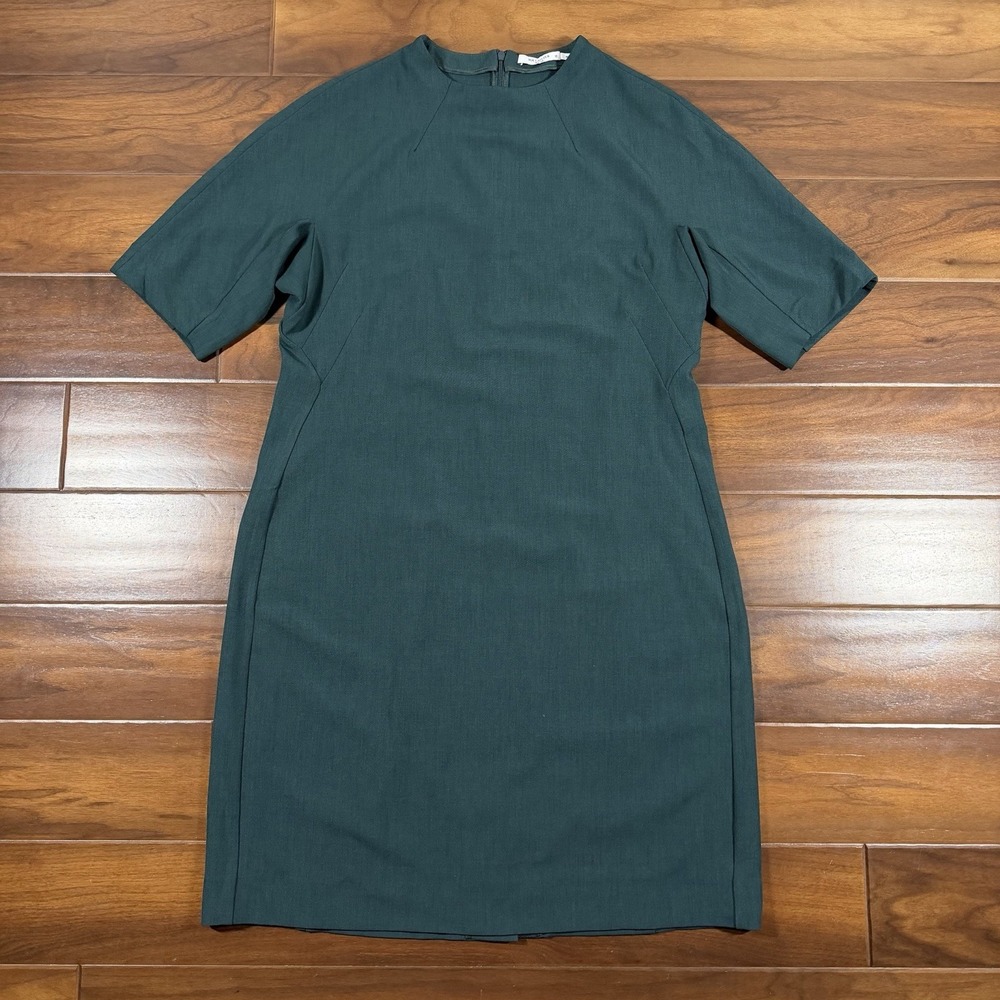 MM. Lafleur Women's Size 16 Green Short Sleeve Farnoosh Sheath Dress